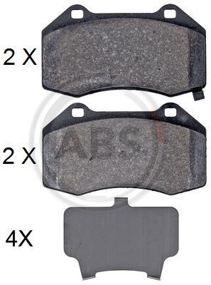 A.B.S. 35071 Brake Pad Set, disc brake