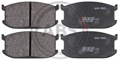 Brake Pad Set, disc brake A.B.S. 36453