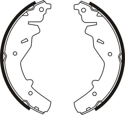 Brake Shoe Set ABE C00307ABE