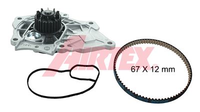 Water Pump & Timing Belt Kit AIRTEX WPK-208001