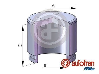 Piston, brake caliper AUTOFREN SEINSA D025108