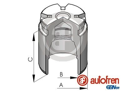 Piston, brake caliper AUTOFREN SEINSA D025116