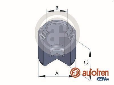 Piston, brake caliper AUTOFREN SEINSA D025118