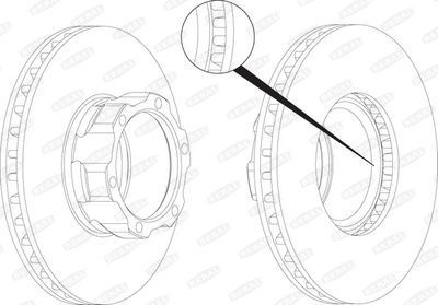 Brake Disc BERAL BCR118A