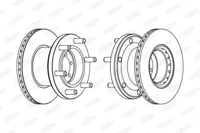 Brake Disc BERAL BCR133A