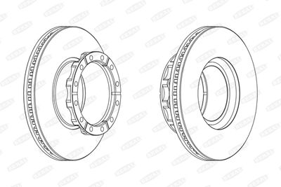 Brake Disc BERAL BCR173A