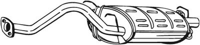 Rear Muffler BOSAL 163-349