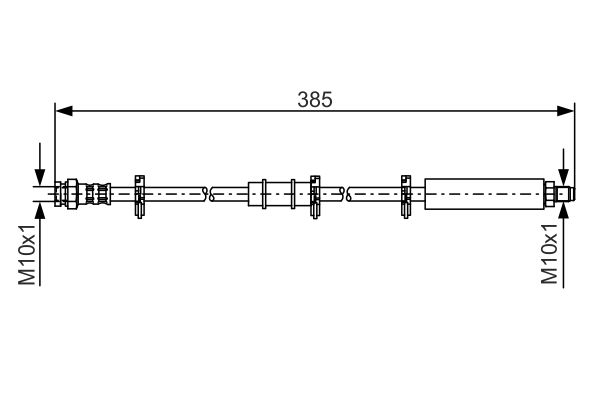 BOSCH 1 987 476 548 Brake Hose