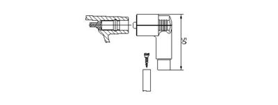 Plug, distributor BREMI 10221VW1