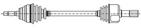 Drive Shaft CIFAM 655-150