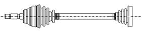 CIFAM 655-244 Drive Shaft