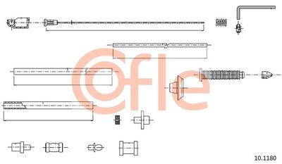 Accelerator Cable COFLE 10.1180