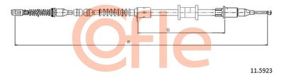 Cable Pull, parking brake COFLE 92.11.5923