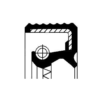 Shaft Seal, differential CORTECO 01026687B