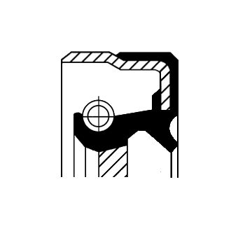 CORTECO 01033752B Shaft Seal, differential