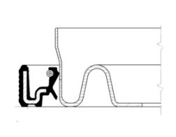 Shaft Seal, intermediate shaft CORTECO 12014726B