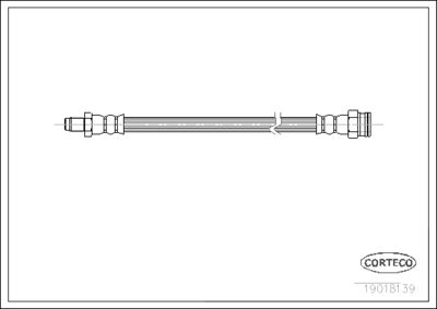 Brake Hose CORTECO 19018139