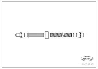 Brake Hose CORTECO 19034297