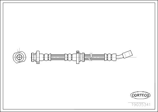 CORTECO 19035341 Brake Hose