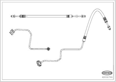 Brake Hose CORTECO 49106746