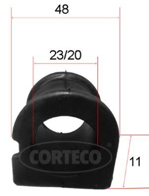 Mounting, stabiliser bar CORTECO 49371588