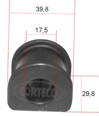 Mounting, stabiliser bar CORTECO 49371775