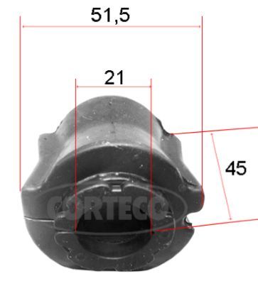 Mounting, stabiliser bar CORTECO 49371817