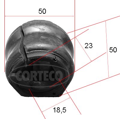 Mounting, stabiliser bar CORTECO 49371890