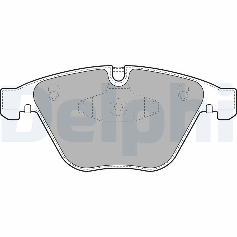 DELPHI LP2067 Brake Pad Set, disc brake