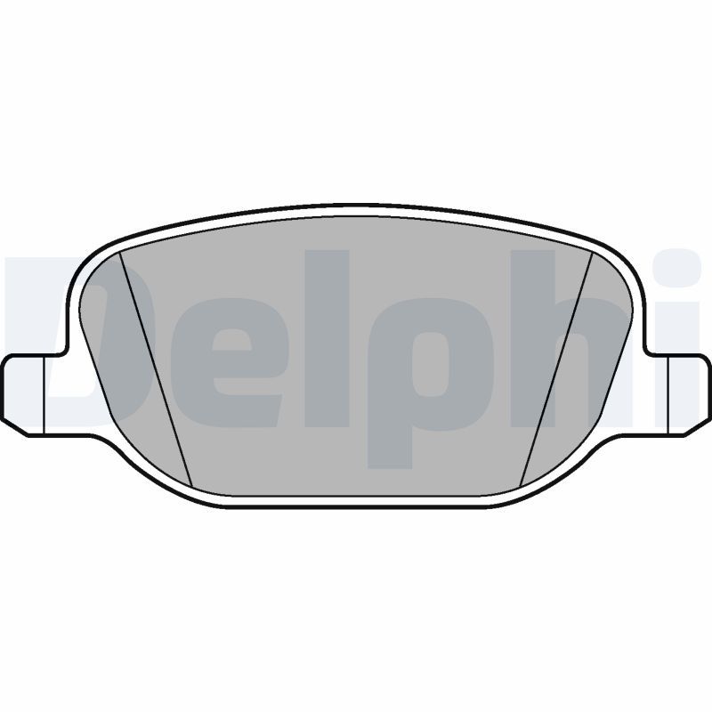 DELPHI LP2297 Brake Pad Set, disc brake
