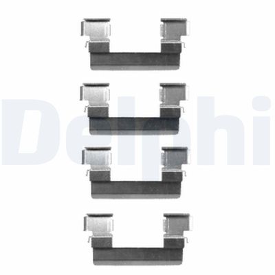 Accessory Kit, disc brake pad DELPHI LX0466