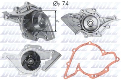 Water Pump, engine cooling DOLZ A175