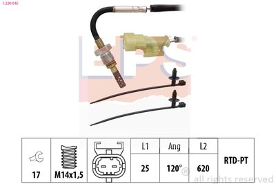 Sensor, exhaust gas temperature EPS 1.220.045