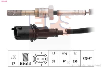 Sensor, exhaust gas temperature EPS 1.220.068