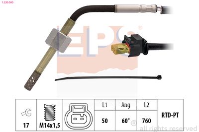 Sensor, exhaust gas temperature EPS 1.220.080