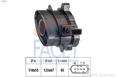 Mass Air Flow Sensor FACET 10.1005