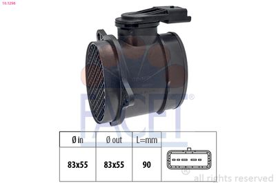 Mass Air Flow Sensor FACET 10.1298