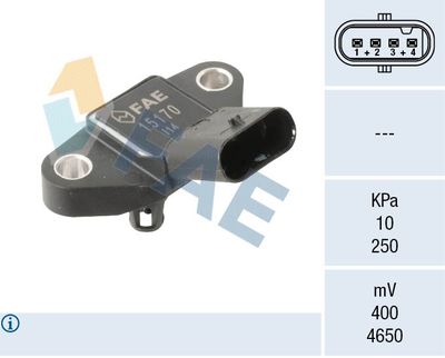 Sensor, boost pressure FAE 15170