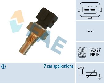 FAE 32570 Sensor, coolant temperature