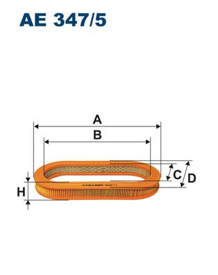 Air Filter FILTRON AE 347/5