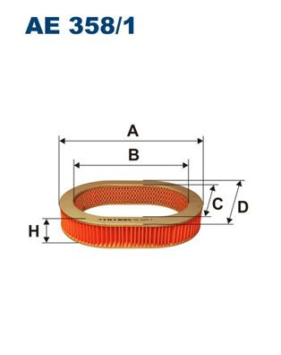 Air Filter FILTRON AE 358/1