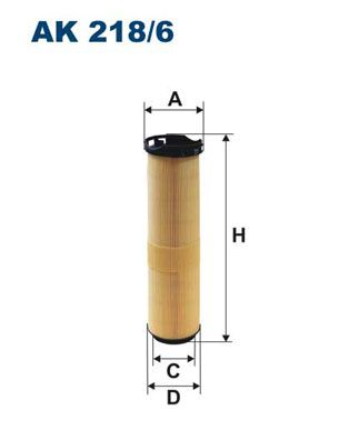 Air Filter FILTRON AK 218/6