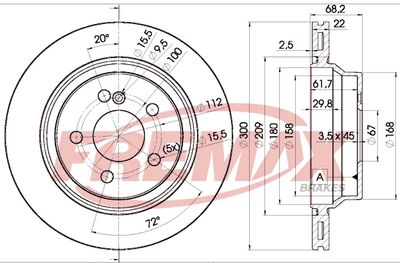 Brake Disc FREMAX BD-0910