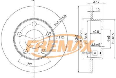 Brake Disc FREMAX BD-2746