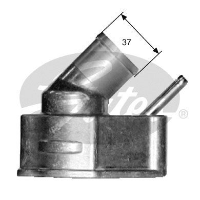 GATES TH14992G1 Thermostat, coolant