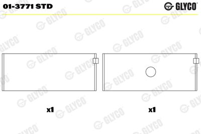 Connecting Rod Bearing GLYCO 01-3771 STD