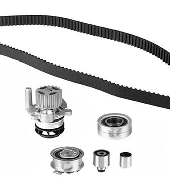 Water Pump & Timing Belt Kit GRAF KP1137-1