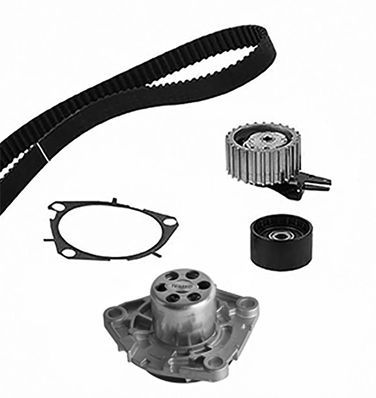 Water Pump & Timing Belt Kit GRAF KP1352-5