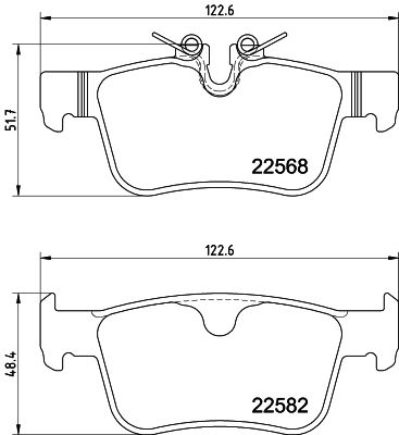 Brake Pad Set, disc brake HELLA PAGID 8DB 355 025-971