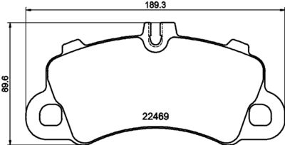 Brake Pad Set, disc brake HELLA PAGID 8DB 355 039-101